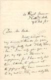 Doran, John - Autograph Letter Signed 1865