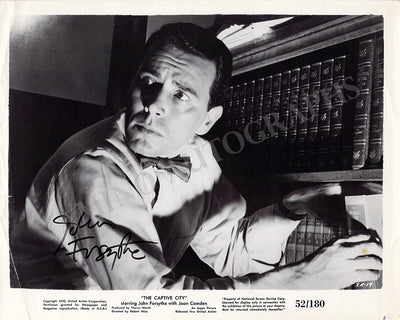 Forsythe, John - Signed Photograph in "The Captive City"