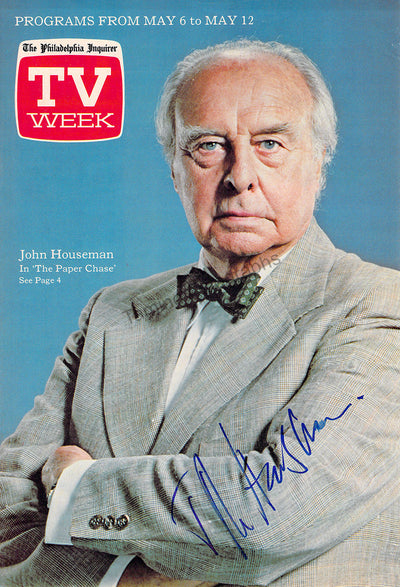Houseman, John - Signed Magazine Cover