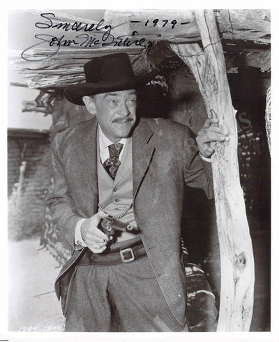 McIntire, John - Signed Photograph 1979