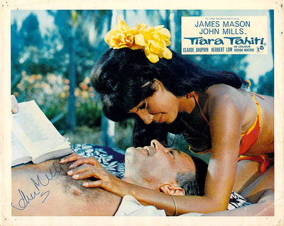 Mills, John - Signed Photograph in "Tiara Tahiti"