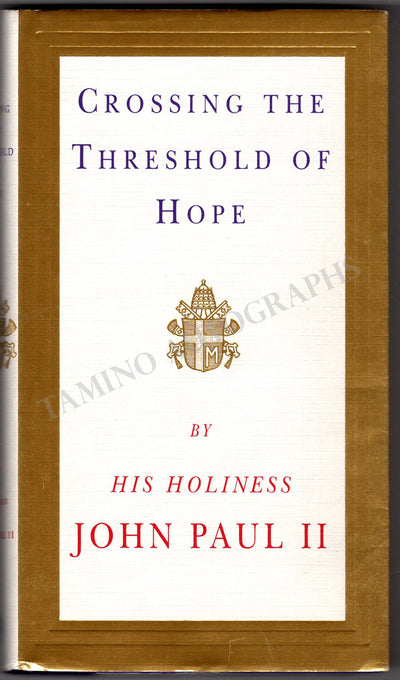 John Paul II - Signed Book "Crossing the Threshold of Hope"