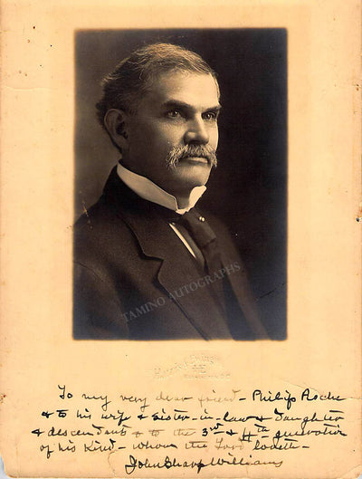 Sharp Williams, John - Signed Photograph