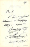 Reeves, John Sims - 2 Autograph Notes Signed + Autograph Music Quote Signed