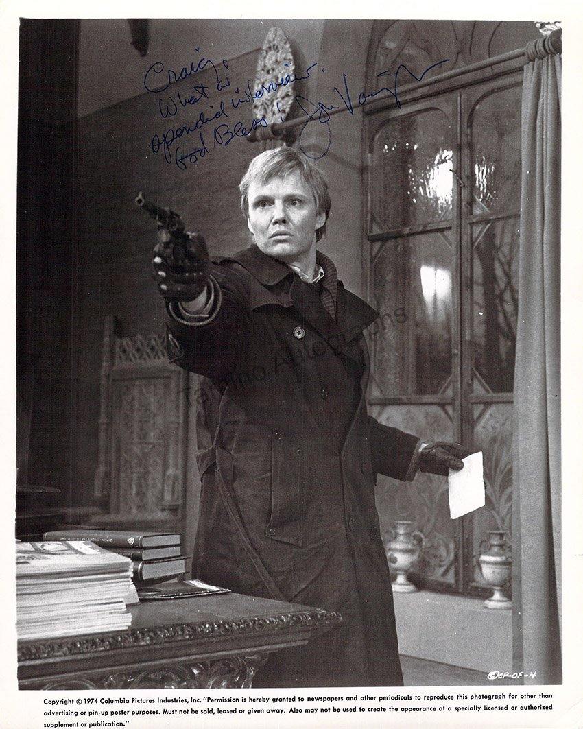 Voight, Jon - Signed Photo in "The Odessa File"