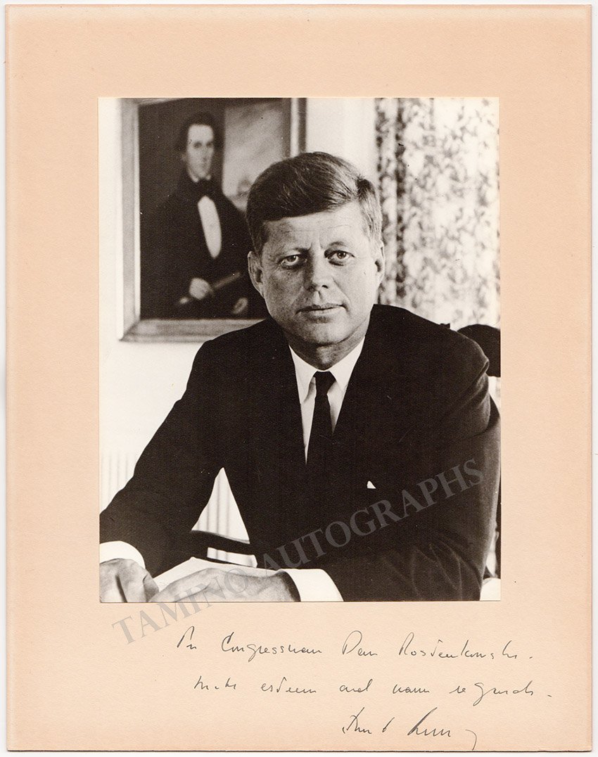 Kennedy, John F. - Large Signed Photo - Tamino
