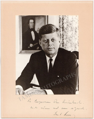 Kennedy, John F. - Large Signed Photo