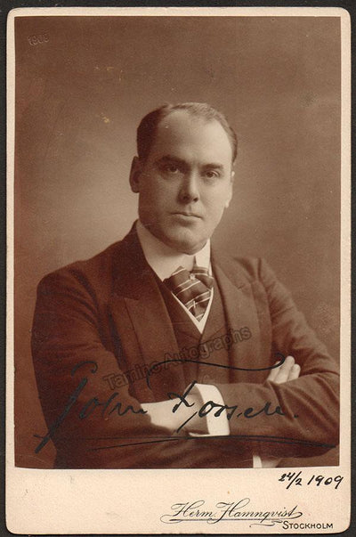 Forsell, John - Signed Cabinet Photo 1909