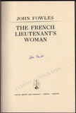 Fowles, John - Signed Book "The French Lieutenant´s Woman"