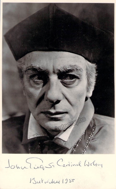 Gielguld, John - Signed Photo in "A Man for All Seasons"
