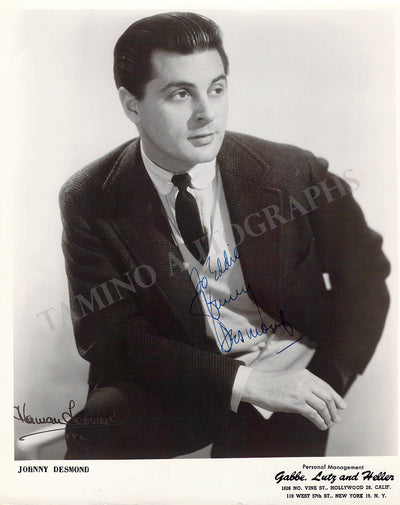 Desmond, Johnny - Signed Photograph