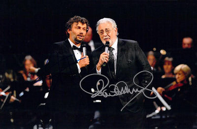 Kaufmann, Jonas - Domingo, Placido - Double Signed Larger Size Photograph