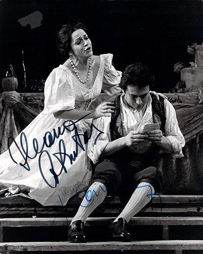 Carreras, Jose - Cotrubas, Ileana - Double Signed Photograph in Elisir
