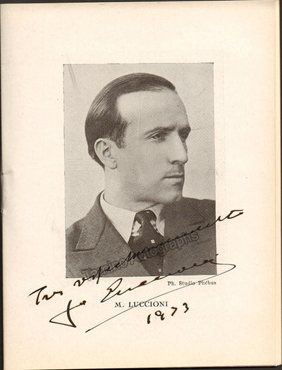 Luccioni, Jose - Signed Program