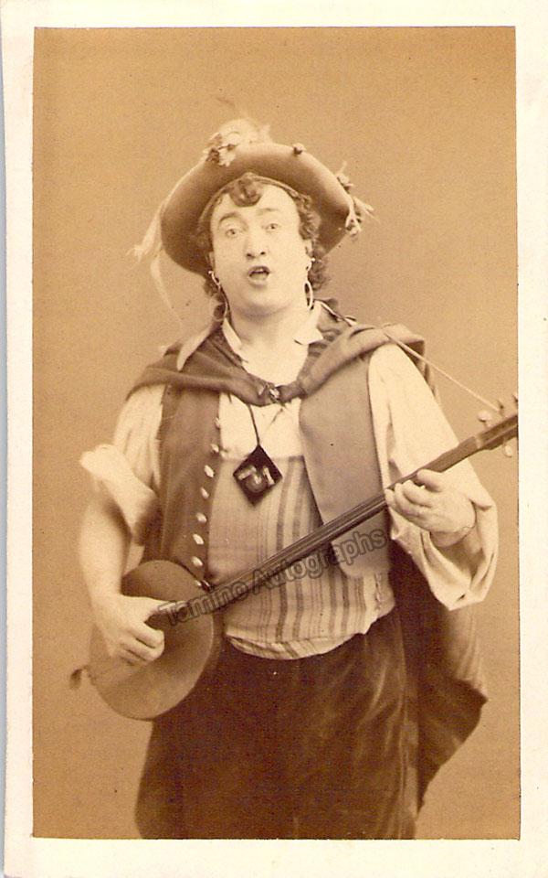 Dupuis, Jose - Vintage CDV from La Perichole World Premiere
