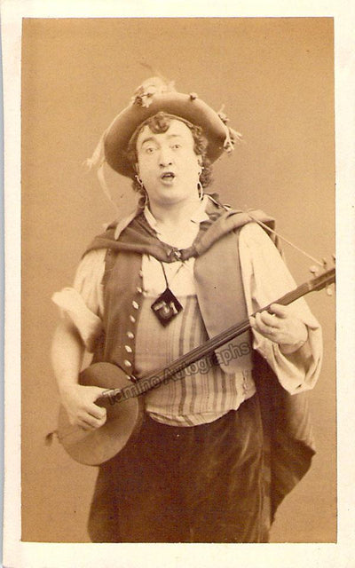 Dupuis, Jose - Vintage CDV from La Perichole World Premiere