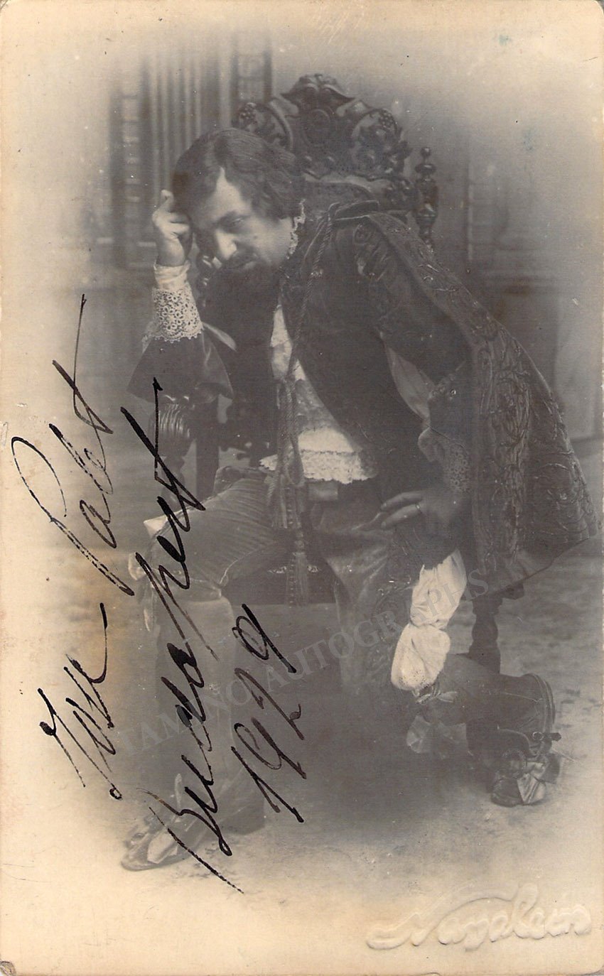 Palet, Jose - Signed Photo Postcard in Role 1929