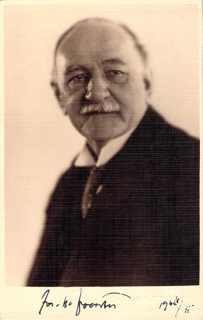 Foerster, Josef Bohuslav - Signed Photograph 1932