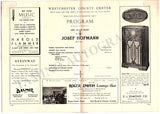 Hofmann, Josef - Signed Program New York 1936