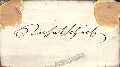 Tichatschek, Josef Aloys - Signed Card + Photo