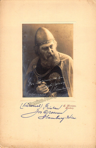 Groenen, Joseph - Signed Photograph in Tristan und Isolde