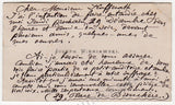 Wieniawski, Joseph - Autograph Note signed on his Card