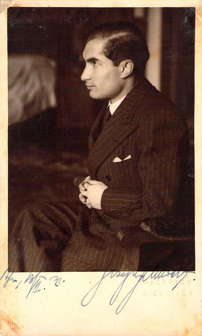 Schmidt, Joseph - Signed Photo Postcard