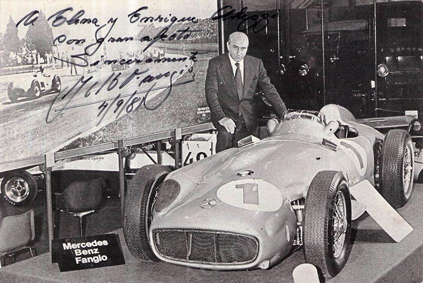 Fangio, Juan Manuel - Signed Photo 1981