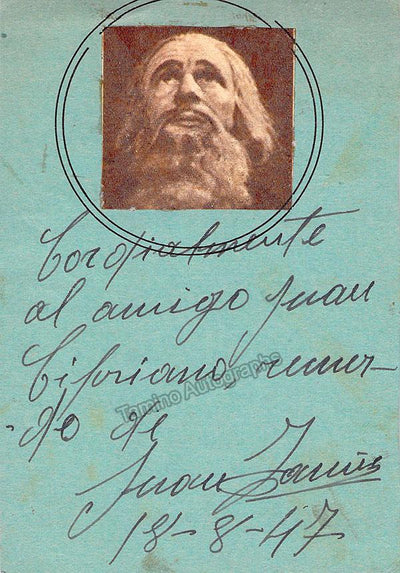 Zanin, Juan - Signed Card & Photo