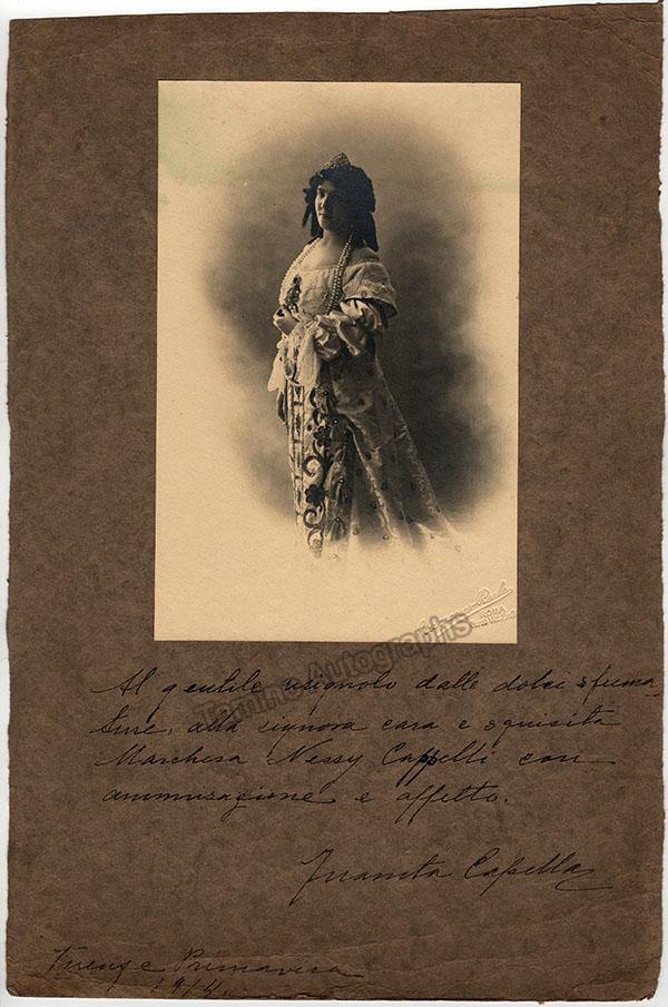 Capella, Juanita - Large Signed Photo 1914 - Tamino