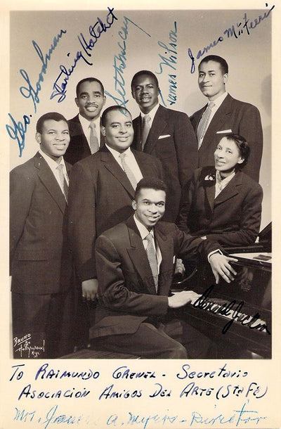 Fisk Jubilee Singers - Signed by all Six Members 1959