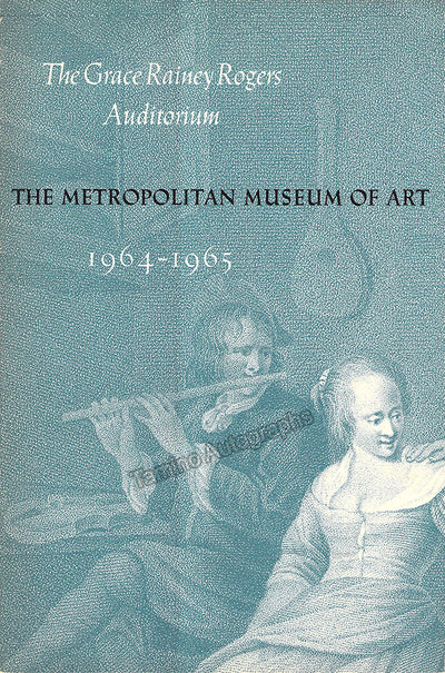 Raskin, Judith - Signed Program