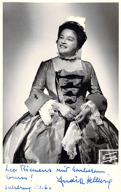 HELLWIG, Judith (Various Autographs)