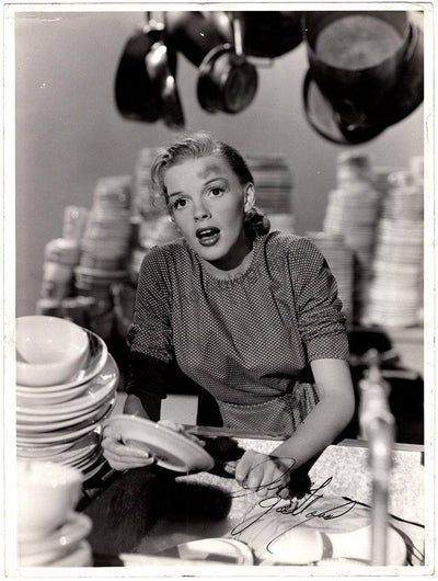 Garland, Judy - Large Signed Photo in "Till the Clouds Roll By"