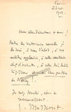 Massenet, Jules - Autograph Note Signed and Photo