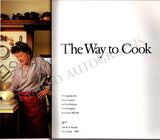 Child, Julia - Signed Book "The Way to Cook"