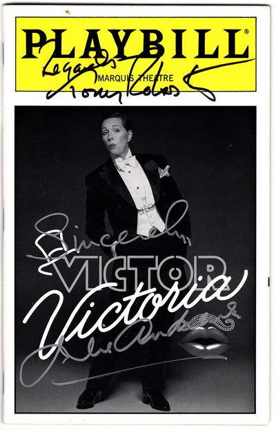 Andrews, Julie - Victor & Victoria Playbill Signed