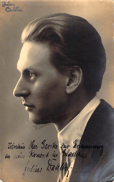 Dahlke, Julius - Signed Photograph