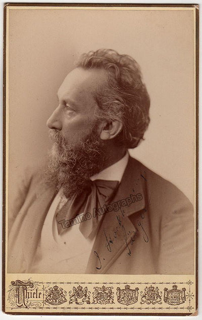 Stockhausen, Julius - Signed cabinet photo