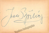Bjorling, Jussi - Signed Album Page + Unsigned Photograph in Faust