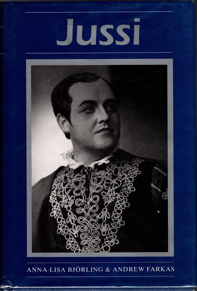 Bjorling, Anna-Lisa - Farkas, Andrew - Signed Book "Jussi"