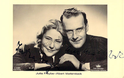 Freby, Jutta - Matterstock, Albert - Double Signed Photograph