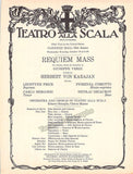 Karajan, Herbert von - Verdi´s Requiem Mass Program - Carnegie Hall 1967