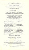 Karajan, Herbert von - Lot of 8 Vienna Staatsoper Unsigned Programs 1962