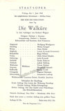Karajan, Herbert von - Lot of 8 Vienna Staatsoper Unsigned Programs 1962