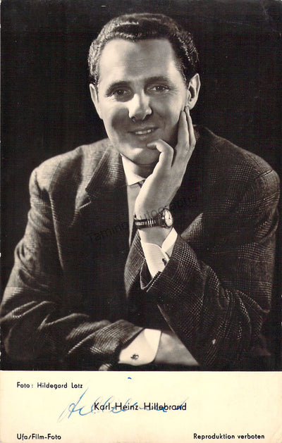 Hillebrand, Karl-Heinz - Signed Photograph