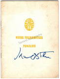 Bohm, Karl - Signed Program Vienna 1970