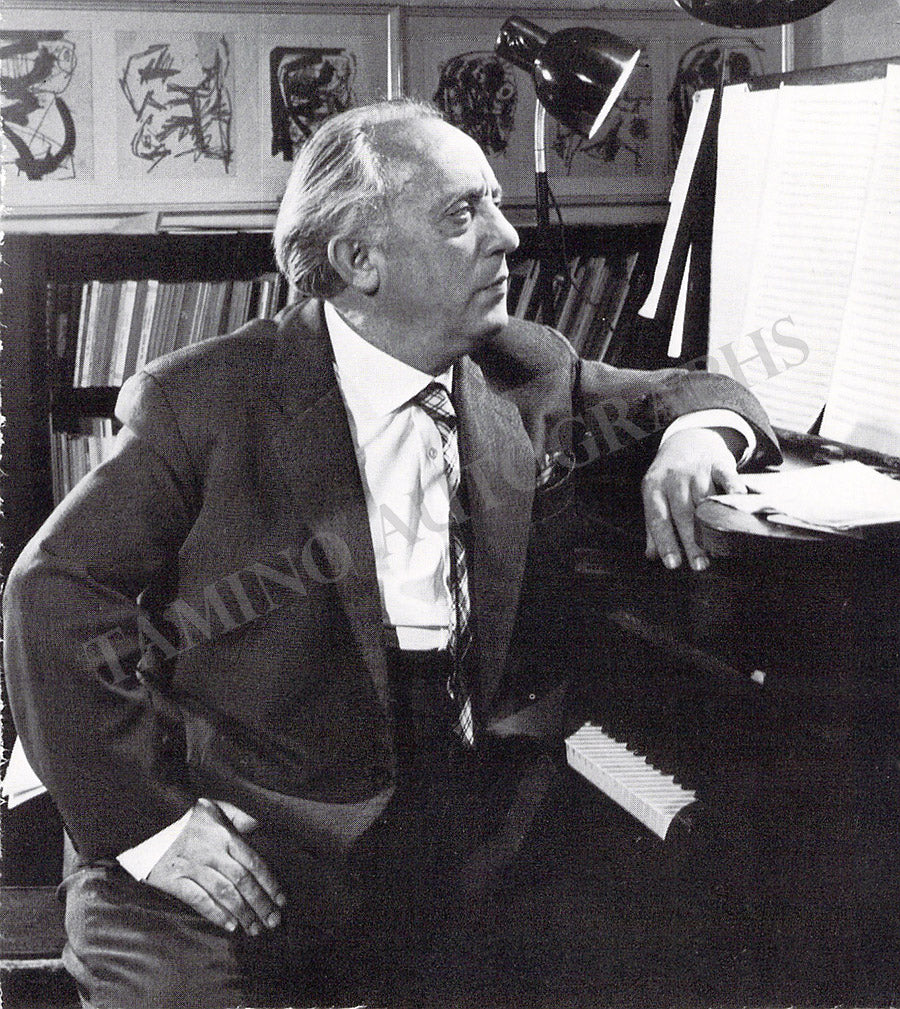 Hartmann, Karl - Typed Letter Signed 1961