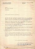 Hartmann, Karl - Typed Letter Signed 1961
