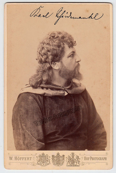 Scheidemantel, Karl - Signed Cabinet Photograph in role